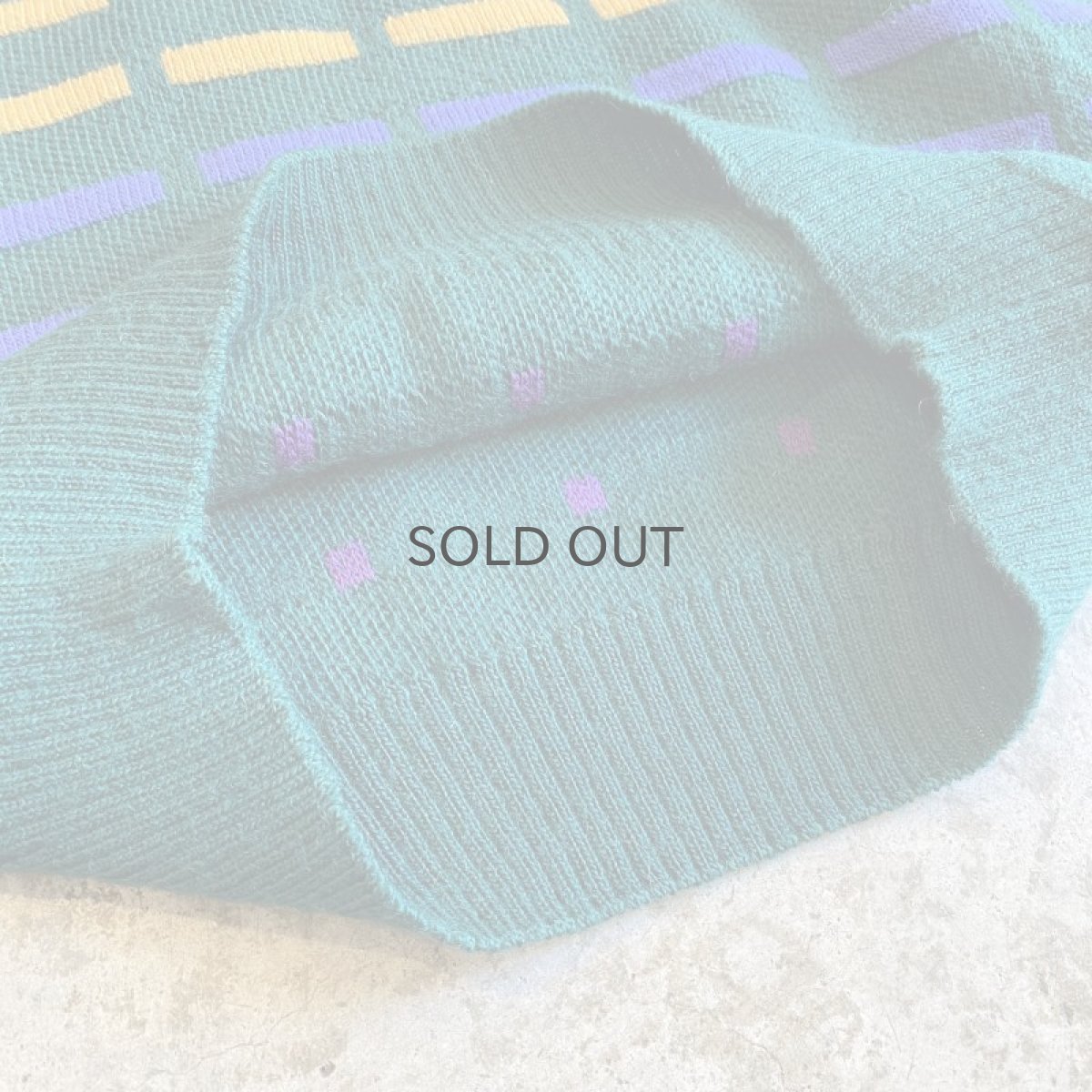 画像8: 【LACOSTE】ALL OVER PATTERN COLOR KNIT SWEATER / Ladies L (8)