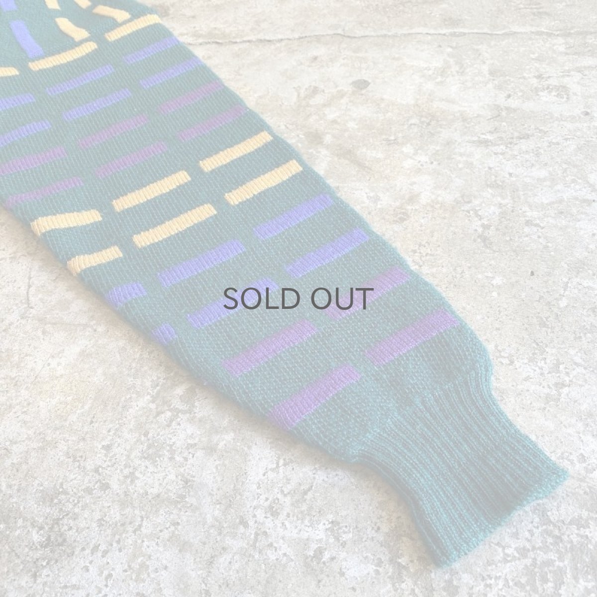 画像6: 【LACOSTE】ALL OVER PATTERN COLOR KNIT SWEATER / Ladies L (6)