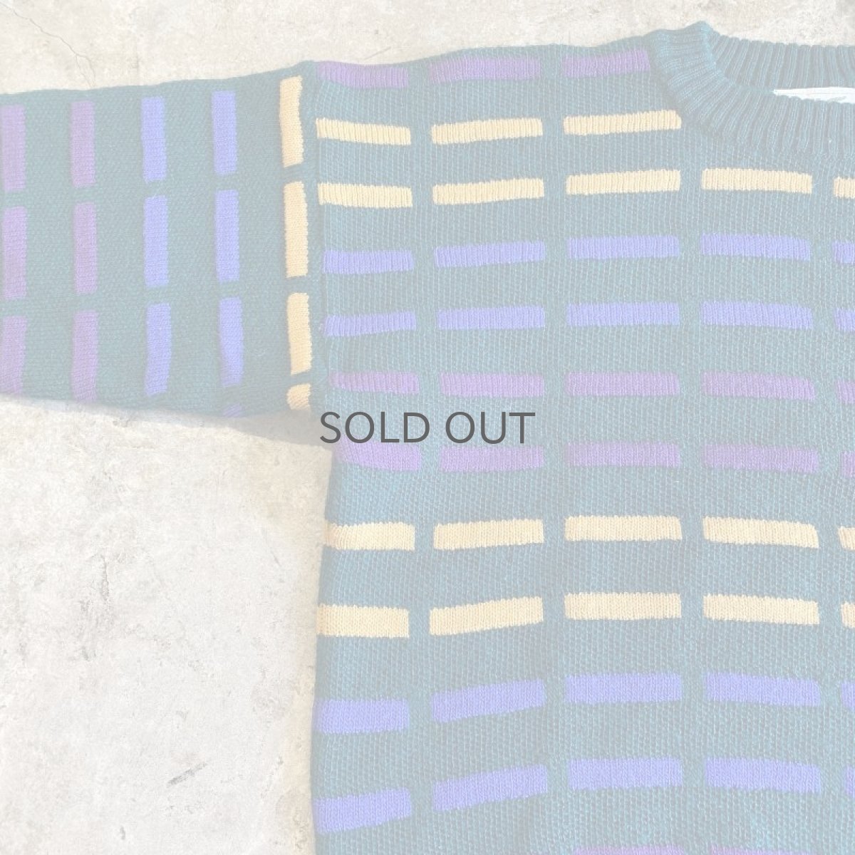 画像5: 【LACOSTE】ALL OVER PATTERN COLOR KNIT SWEATER / Ladies L (5)