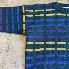 画像5: 【LACOSTE】ALL OVER PATTERN COLOR KNIT SWEATER / Ladies L (5)