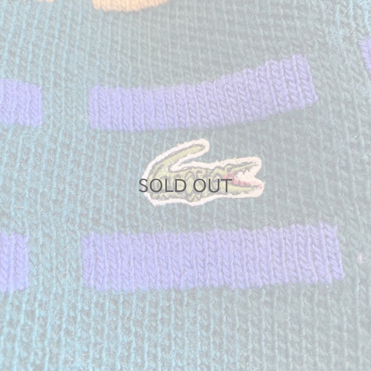 画像9: 【LACOSTE】ALL OVER PATTERN COLOR KNIT SWEATER / Ladies L (9)