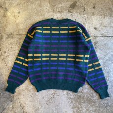 画像2: 【LACOSTE】ALL OVER PATTERN COLOR KNIT SWEATER / Ladies L (2)