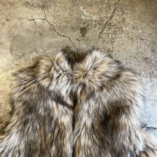 画像8: MIX COLOR FAUX FUR DESIGN VEST / Ladies M (8)