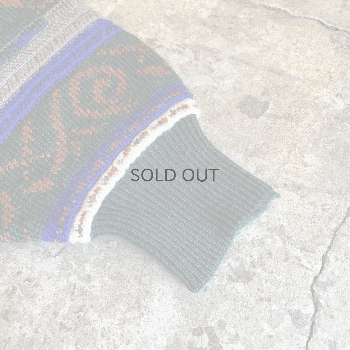 画像6: 【Wiz&Witch】"UNITED" TWO FACE HALF ZIP SWEATER / OS (6)