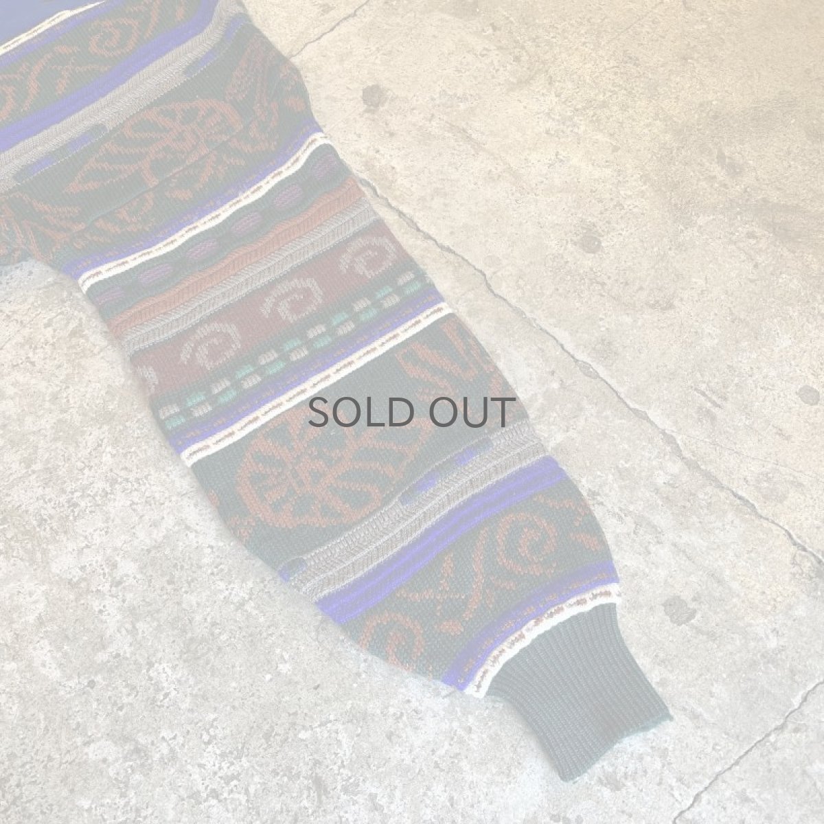 画像7: 【Wiz&Witch】"UNITED" TWO FACE HALF ZIP SWEATER / OS (7)