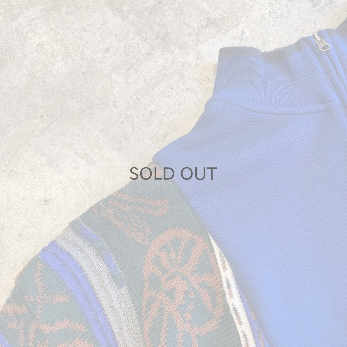 画像9: 【Wiz&Witch】"UNITED" TWO FACE HALF ZIP SWEATER / OS (9)