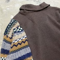 画像9: 【Wiz&Witch】"UNITED" ~RALPH LAUREN~ TWO FACE SHAWL COLLAR SWEATER / OS (9)