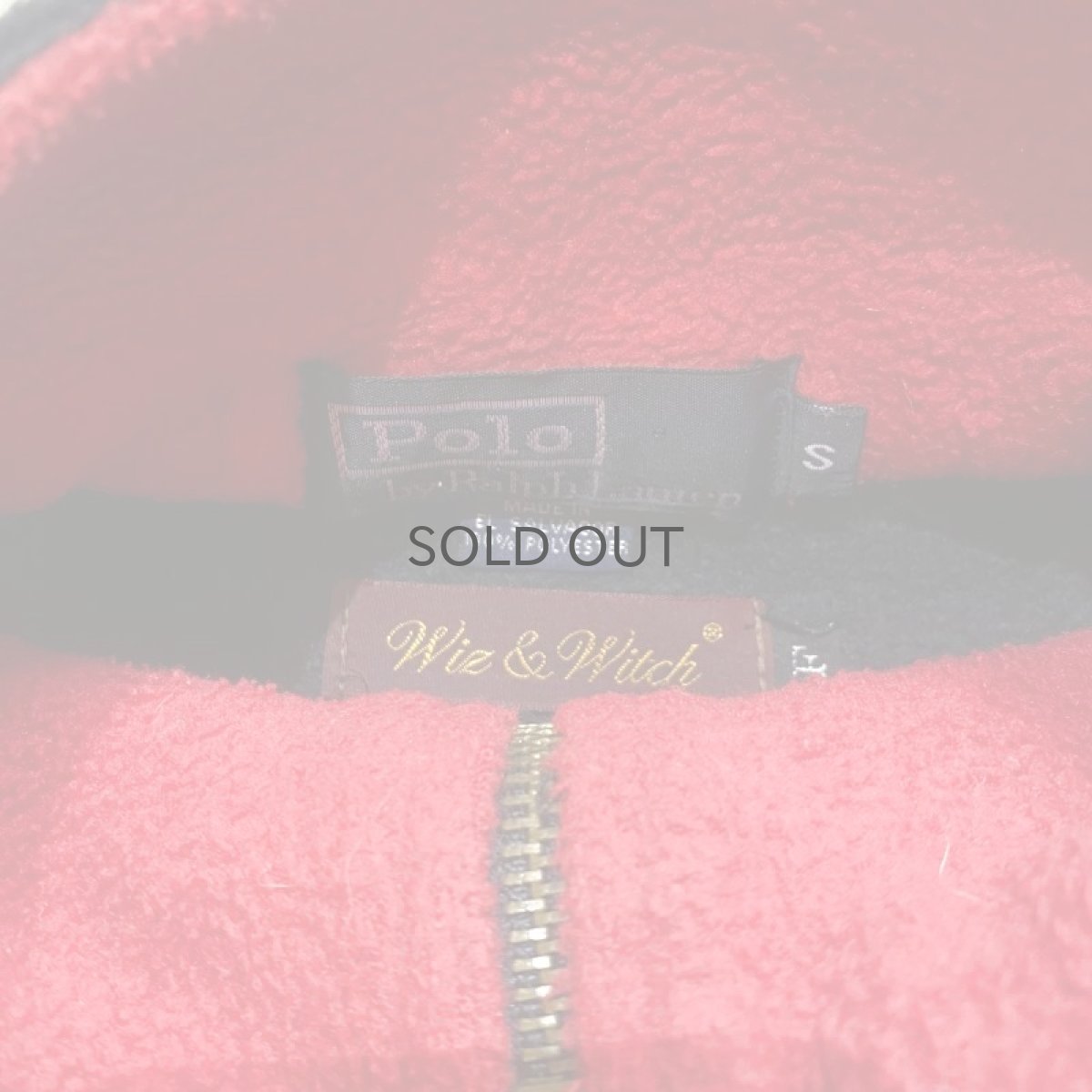画像10: 【Wiz&Witch】"UNITED" ~RALPH LAUREN~ TWO FACE HALF ZIP SWEATER / OS (10)