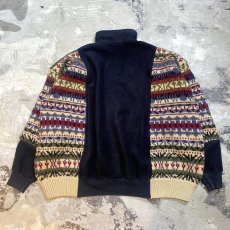 画像2: 【Wiz&Witch】"UNITED" ~RALPH LAUREN~ TWO FACE HALF ZIP SWEATER / OS (2)