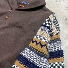 画像4: 【Wiz&Witch】"UNITED" ~RALPH LAUREN~ TWO FACE SHAWL COLLAR SWEATER / OS (4)