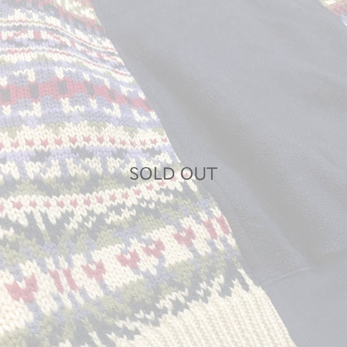 画像5: 【Wiz&Witch】"UNITED" ~RALPH LAUREN~ TWO FACE HALF ZIP SWEATER / OS (5)