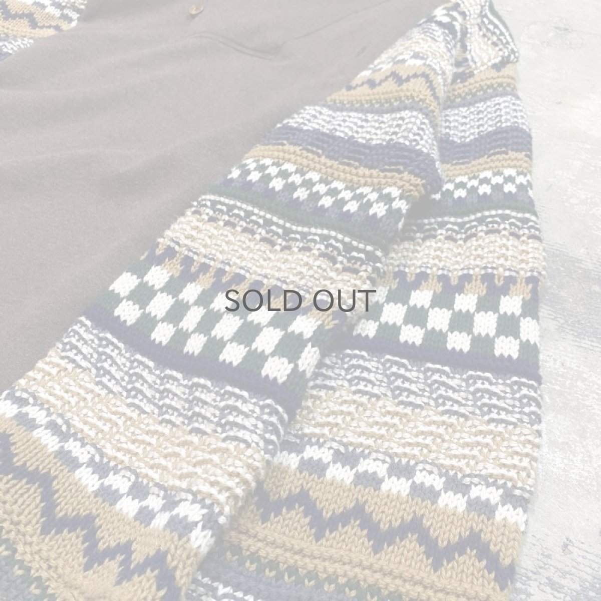 画像6: 【Wiz&Witch】"UNITED" ~RALPH LAUREN~ TWO FACE SHAWL COLLAR SWEATER / OS (6)