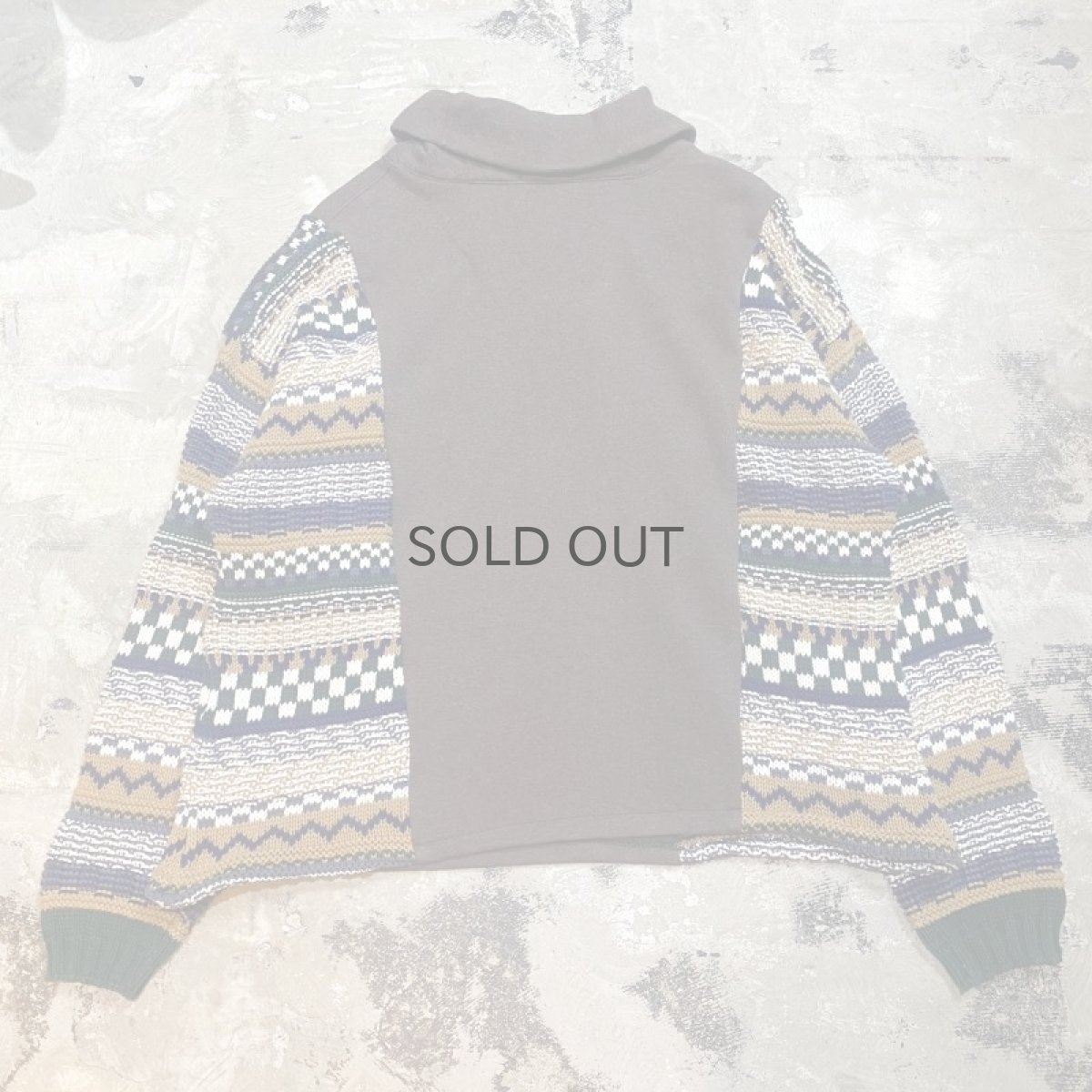 画像2: 【Wiz&Witch】"UNITED" ~RALPH LAUREN~ TWO FACE SHAWL COLLAR SWEATER / OS (2)