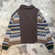 画像2: 【Wiz&Witch】"UNITED" ~RALPH LAUREN~ TWO FACE SHAWL COLLAR SWEATER / OS (2)