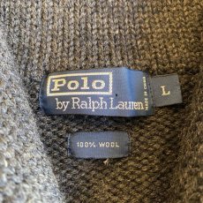 画像11: 【POLO RALPH LAUREN】SHAWL COLLAR DESIGN KNIT CARDIGAN / Ladies L (11)