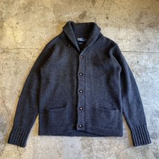 画像1: 【POLO RALPH LAUREN】SHAWL COLLAR DESIGN KNIT CARDIGAN / Ladies L (1)