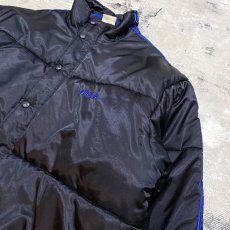 画像4: 90's【adidas】BLACK COLOR HI NECK PADDING JACKET / Mens L (4)