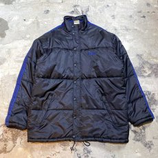 画像1: 90's【adidas】BLACK COLOR HI NECK PADDING JACKET / Mens L (1)