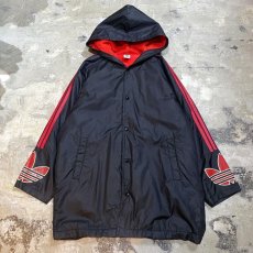 画像1: 【adidas】THREE STRIPES TREFOIL HOODIE COAT / Mens M (1)