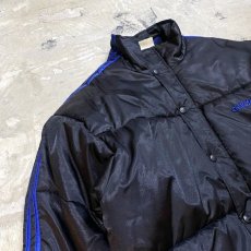 画像3: 90's【adidas】BLACK COLOR HI NECK PADDING JACKET / Mens L (3)