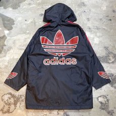 画像2: 【adidas】THREE STRIPES TREFOIL HOODIE COAT / Mens M (2)