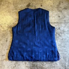 画像2: ALL OVER PATTERN CHINA DESIGN VEST / Ladies M (2)