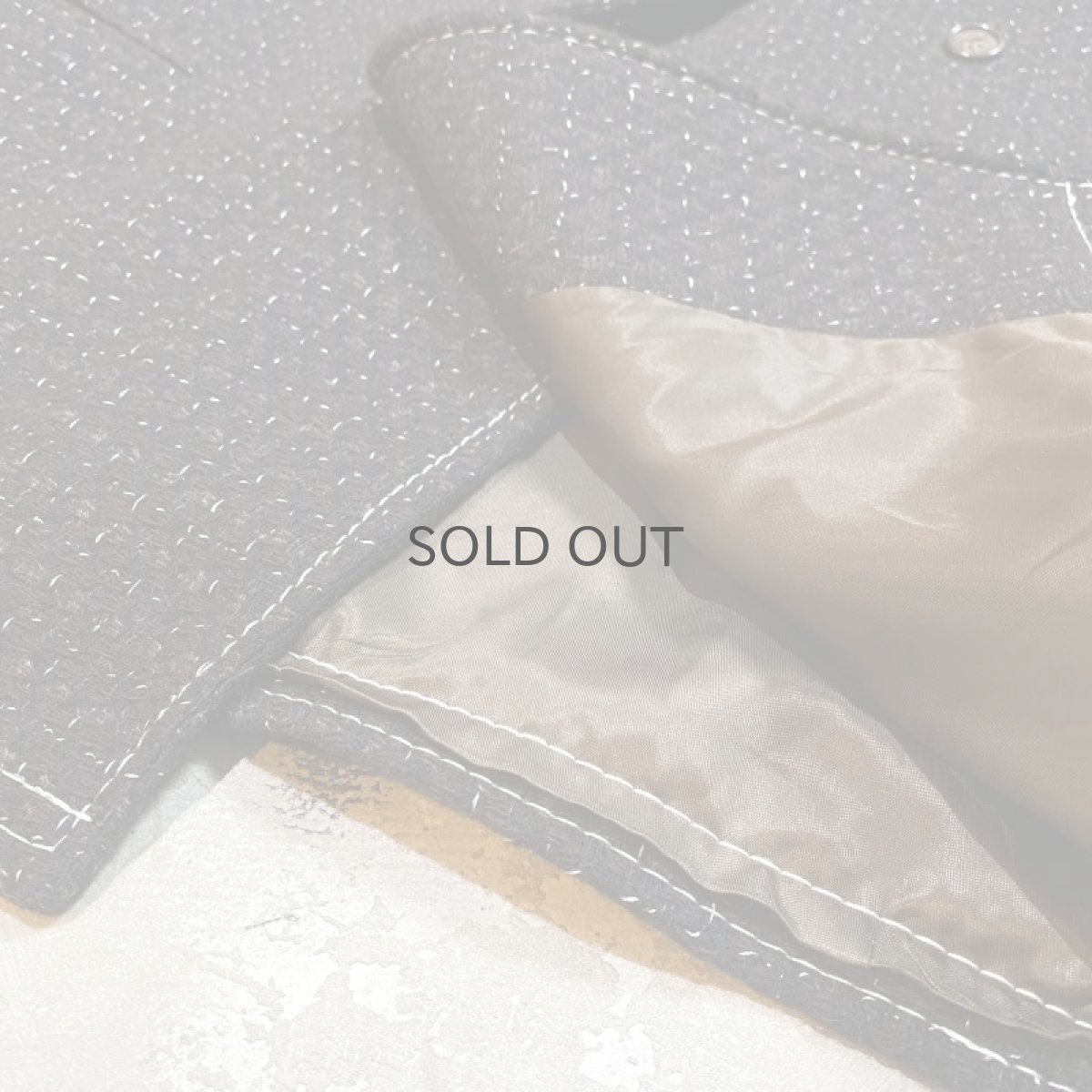 画像8: 【Wiz&Witch】"OUT STITCH" TWEED TAYLOR VEST  / OS (8)