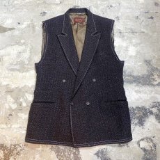 画像1: 【Wiz&Witch】"OUT STITCH" TWEED TAYLOR VEST  / OS (1)