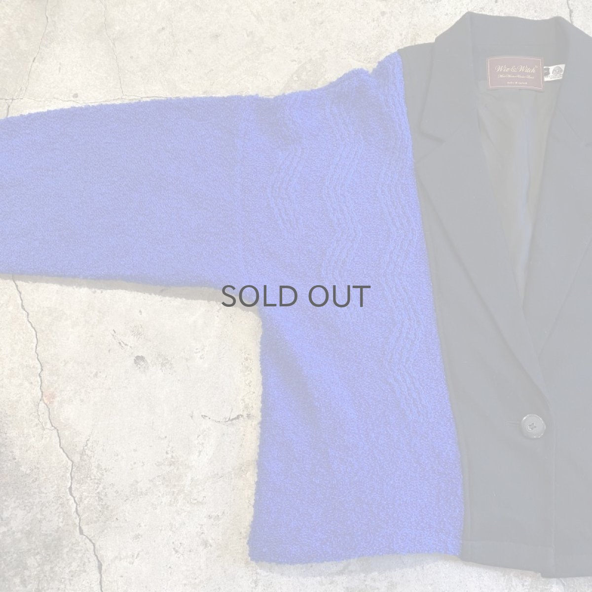 画像7: 【Wiz&Witch】"UNITED" TWO FACE KNIT TAYLOR JACKET / OS (7)