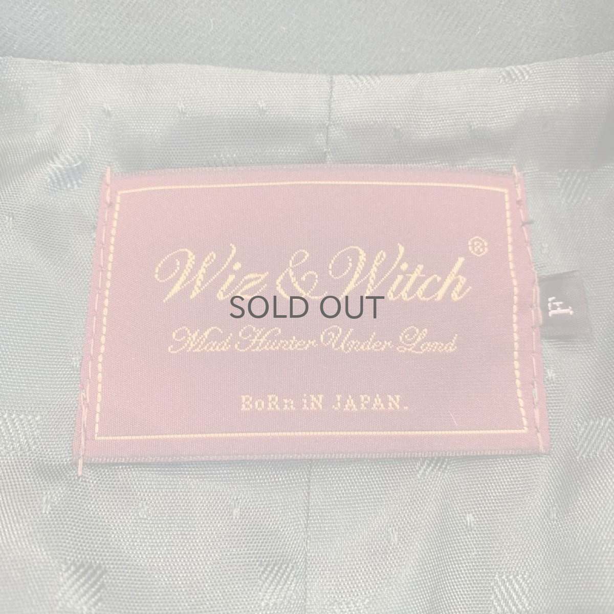 画像12: 【Wiz&Witch】"UNITED" TWO FACE KNIT DOUBLE JACKET / OS (12)