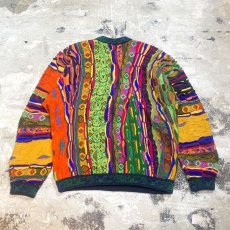 画像2: 【COOGI】MULTI 3D KNIT SWEATER / Mens M(L) / MADE IN AUSTRALIA (2)