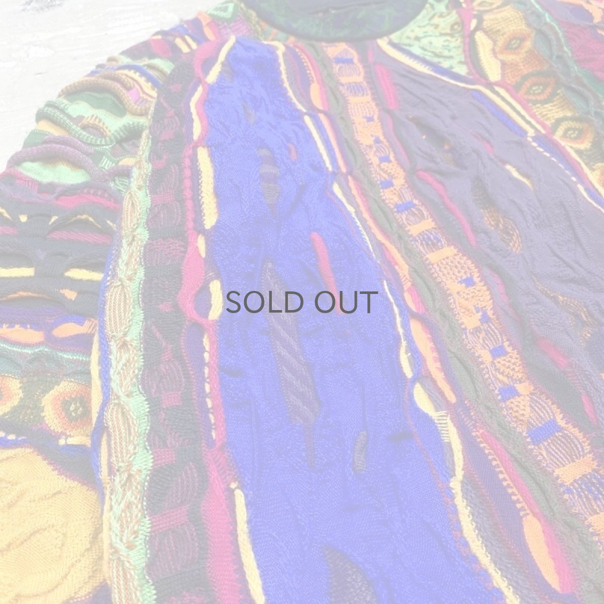 画像5: 【COOGI】MULTI 3D KNIT SWEATER / Mens M(L) / MADE IN AUSTRALIA (5)