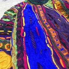 画像5: 【COOGI】MULTI 3D KNIT SWEATER / Mens M(L) / MADE IN AUSTRALIA (5)