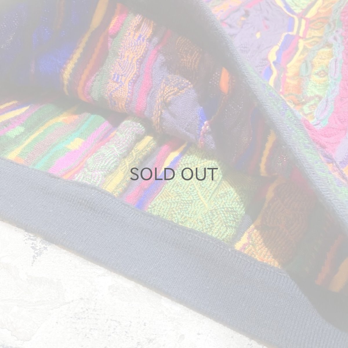 画像8: 【COOGI】MULTI 3D KNIT SWEATER / Mens M(L) / MADE IN AUSTRALIA (8)