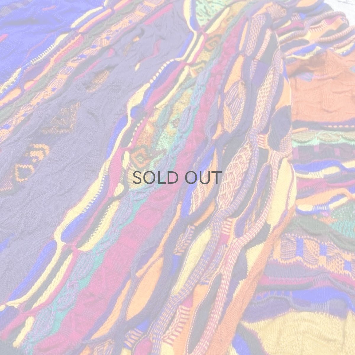 画像6: 【COOGI】MULTI 3D KNIT SWEATER / Mens M(L) / MADE IN AUSTRALIA (6)