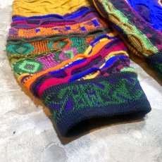 画像7: 【COOGI】MULTI 3D KNIT SWEATER / Mens M(L) / MADE IN AUSTRALIA (7)