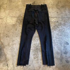 画像2: 【Wiz&Witch】"TWINS" DENIM PANTS / BLACK / W29 (2)