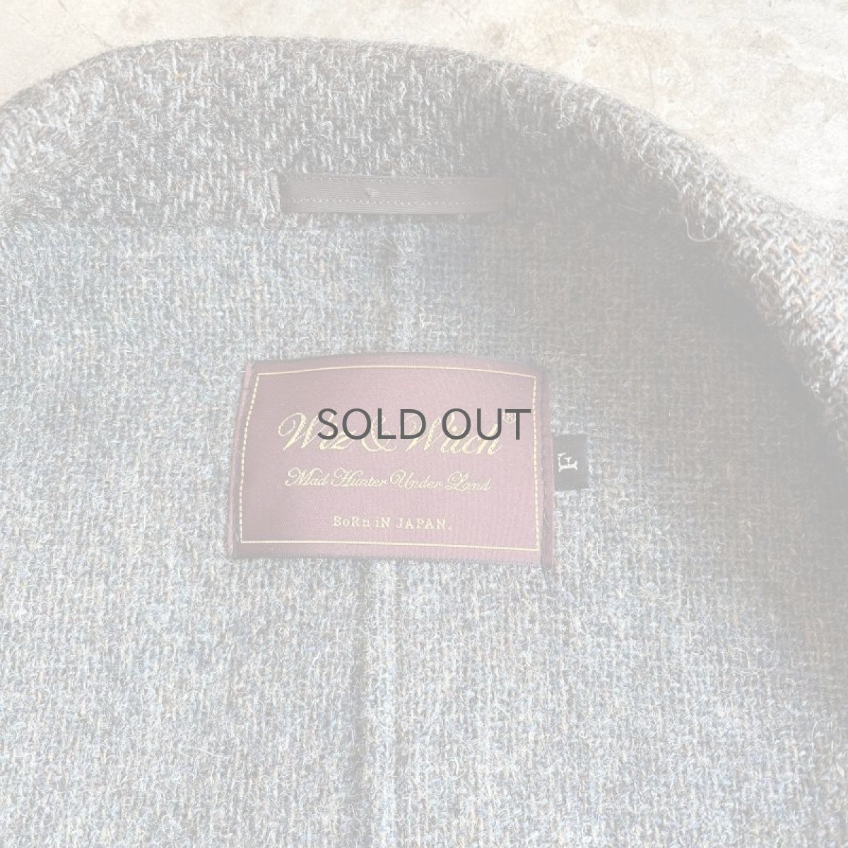 画像10: 【Wiz&Witch】"TRANSFORM" OUT POCKET TWEED JACKET / OS (10)