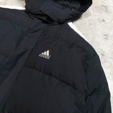 画像4: 【adidas】LOGO LINE HODDIE DOWN JACKET / Mens 3XL(XL) (4)