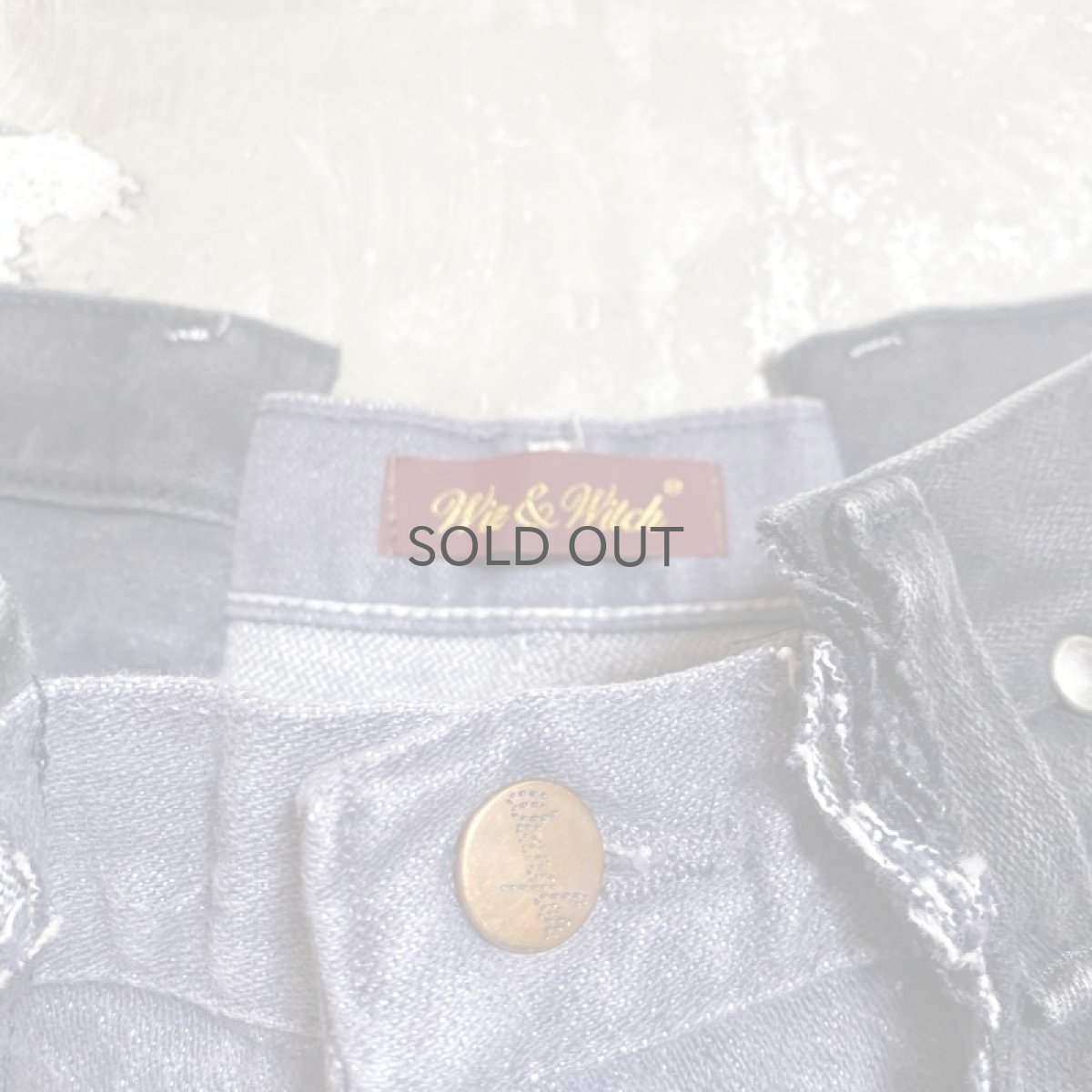 画像10: 【Wiz&Witch】 "TWINS" WIDE DENIM PANTS / W31 (10)