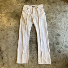 画像1: 【Wiz&Witch】FLARE CUT DENIM PANTS / W28(WHITE) (1)