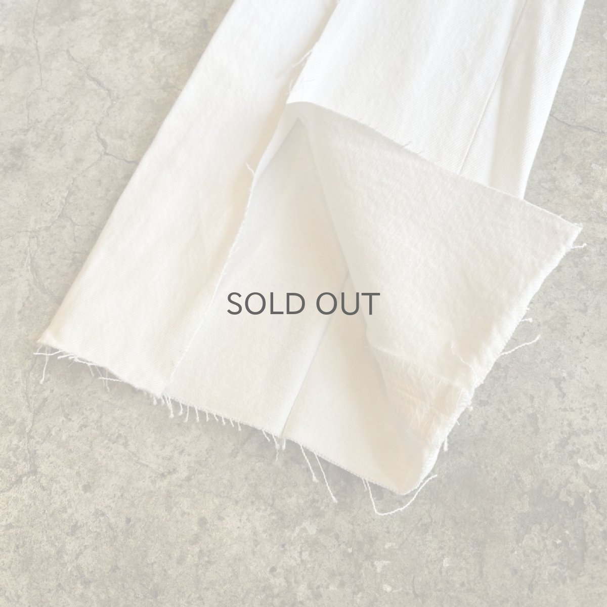 画像5: 【Wiz&Witch】FLARE CUT DENIM PANTS / W28(WHITE) (5)