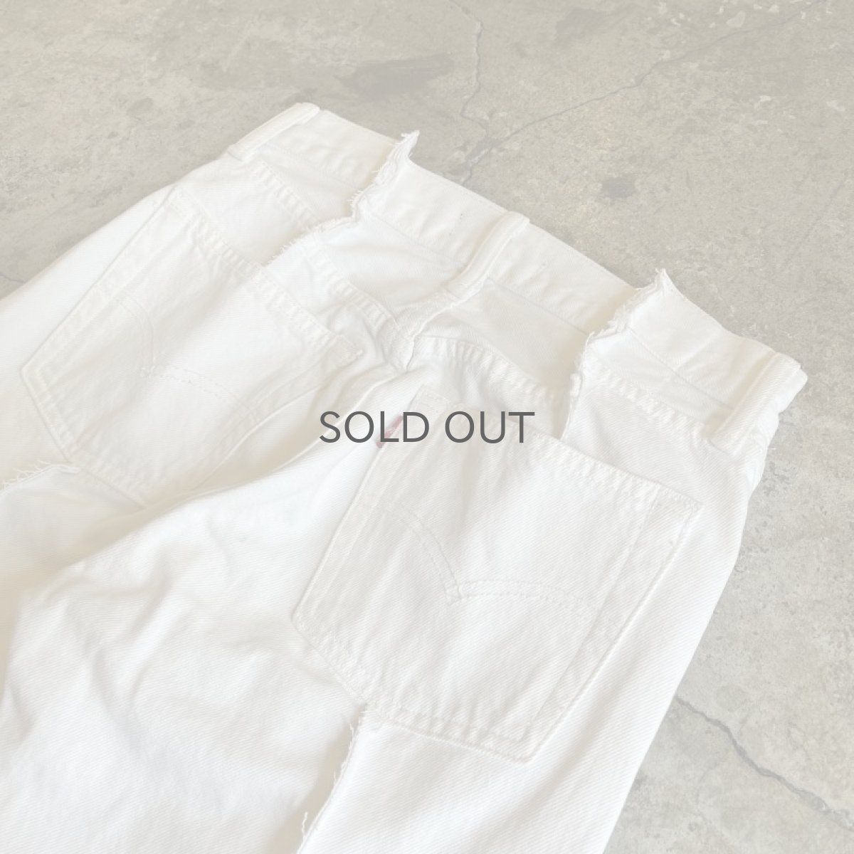 画像9: 【Wiz&Witch】FLARE CUT DENIM PANTS / W28(WHITE) (9)