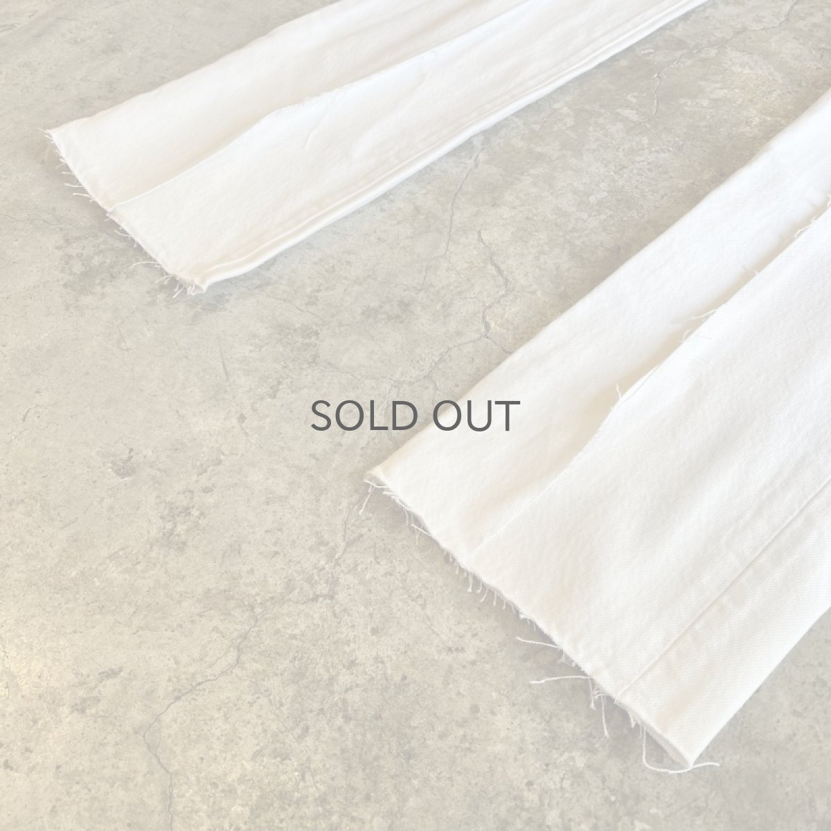 画像4: 【Wiz&Witch】FLARE CUT DENIM PANTS / W28(WHITE) (4)