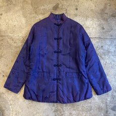 画像1: ALL OVER PATTERN COLOR DESIGN CHINA JACKET / Ladies M (1)