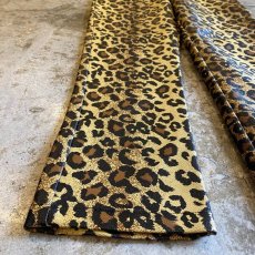 画像6: LEOPARD PATTERN FAUX LEATHER DESIGN PANTS / W25 (6)