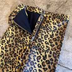 画像7: LEOPARD PATTERN FAUX LEATHER DESIGN PANTS / W25 (7)