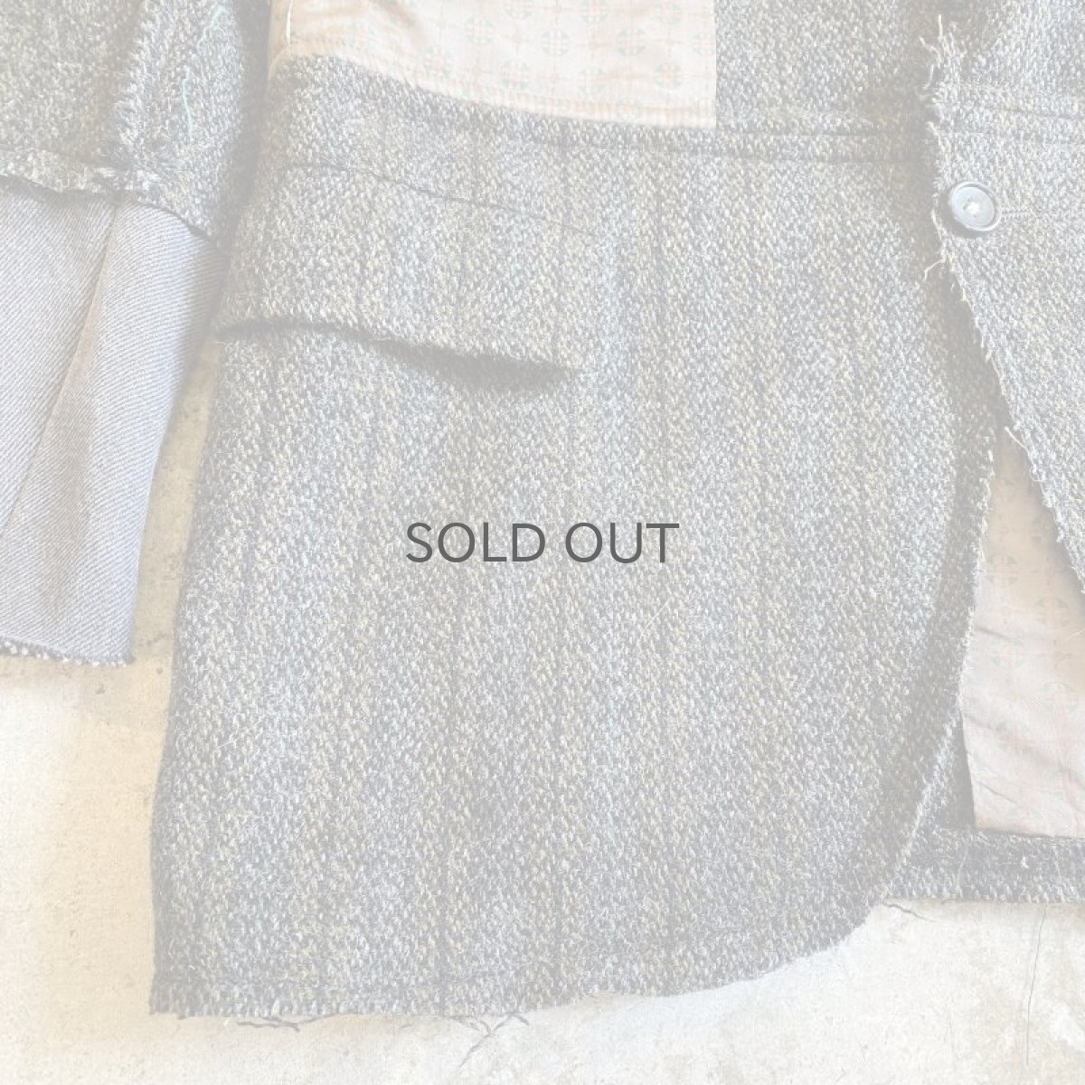 画像10: 【Wiz&Witch】"TRANSFORM" FRONT AND BACK TWEED TAYLOR JACKET / OS (10)