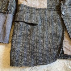 画像10: 【Wiz&Witch】"TRANSFORM" FRONT AND BACK TWEED TAYLOR JACKET / OS (10)