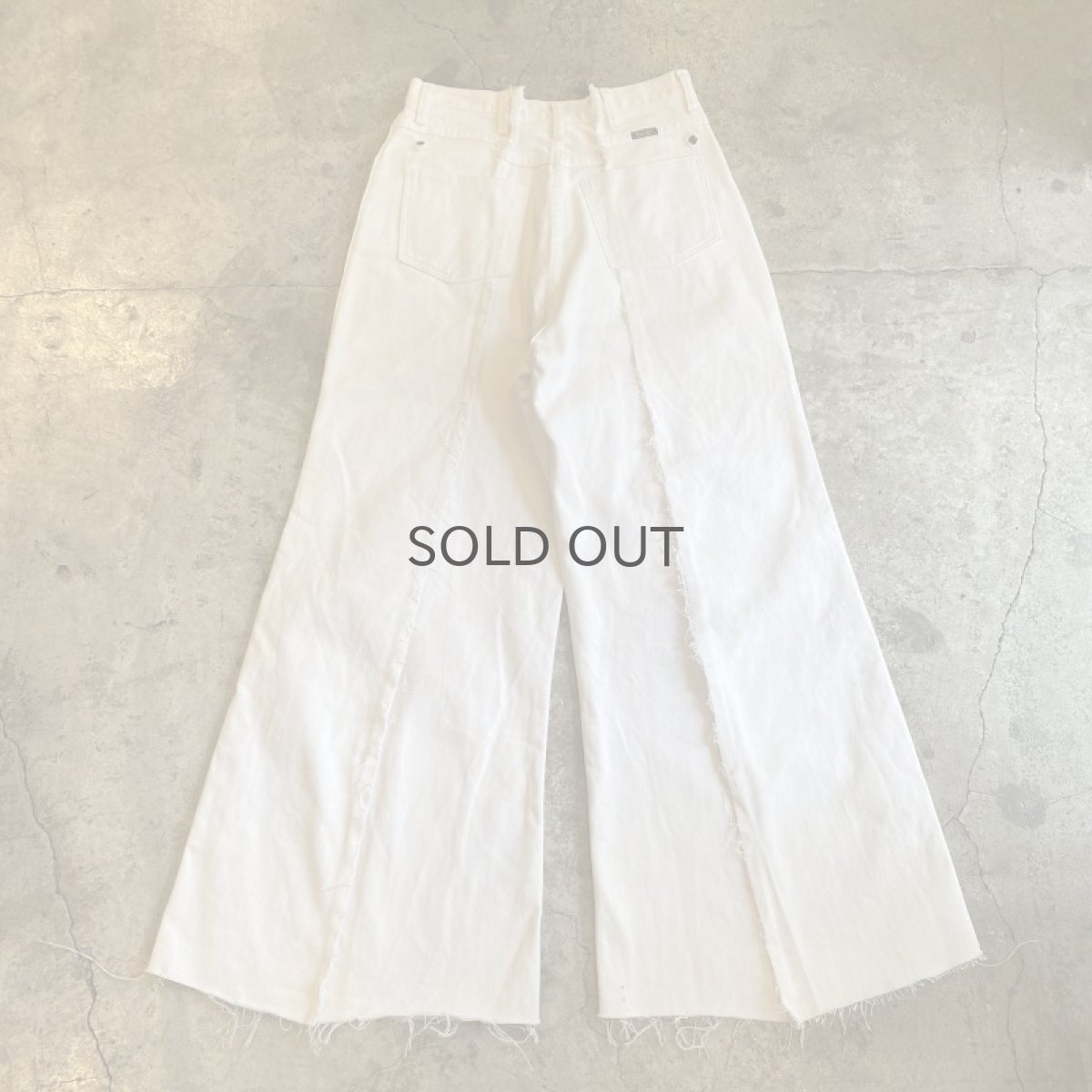 画像2: 【Wiz&Witch】 "TWINS" WIDE DENIM PANTS / W29 (2)